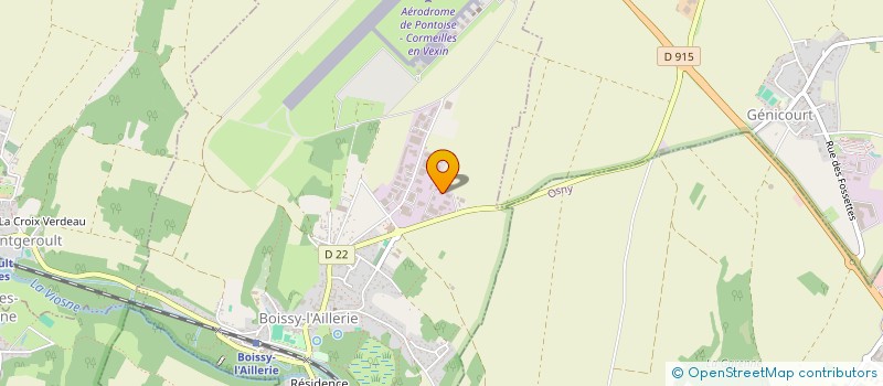 localisation de l'entreprise SCI DU COUDIER  BOISSY L'AILLERIE
