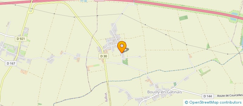 localisation de l'entreprise SCI DU COUDRAY  BOUILLY-EN-GATINAIS