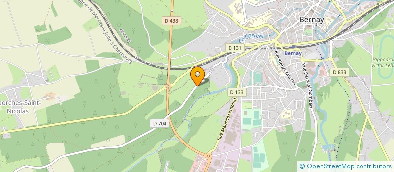 localisation de l'entreprise SCI DU COUDRAY  CAORCHES-SAINT-NICOLAS