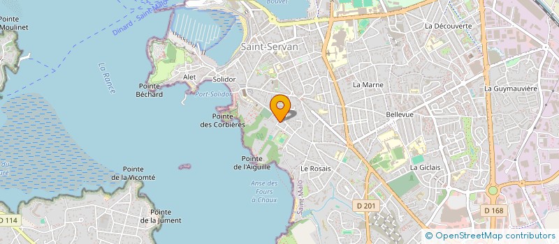 localisation de l'entreprise SCI DU COUEDIC  SAINT-MALO