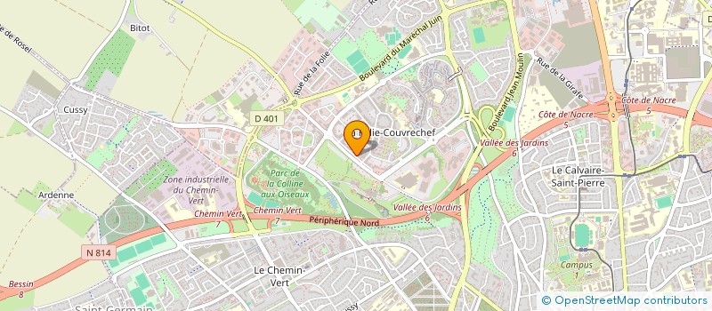 localisation de l'entreprise SCI DU COUESNON à CAEN