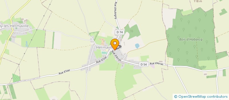 localisation de l'entreprise SCI DU COULOMBIER  HERMAVILLE