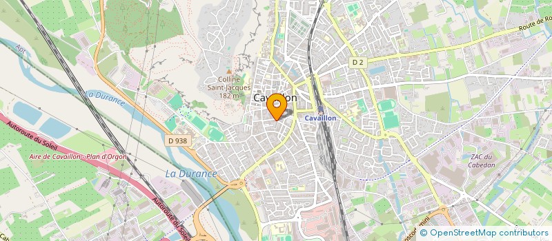 localisation de l'entreprise SCI DU COULON  CAVAILLON