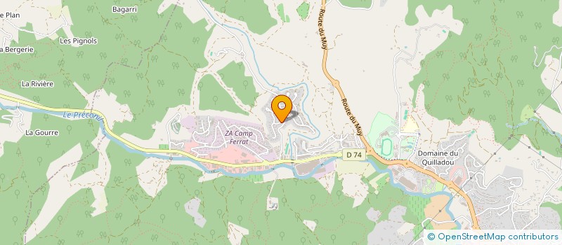 localisation de l'entreprise SCI DU COULOUBRIER à SAINTE-MAXIME