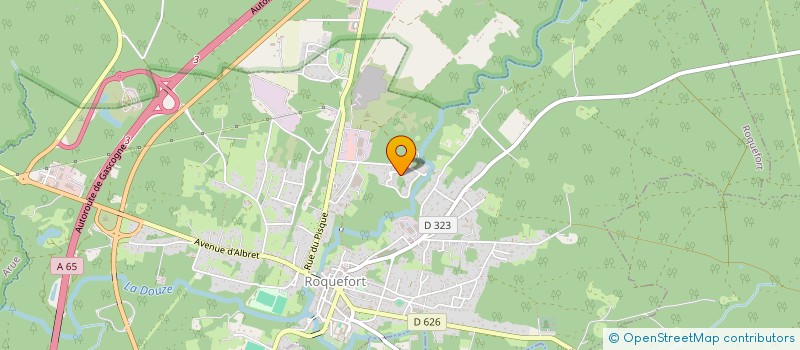 localisation de l'entreprise SCI DU COUPET  ROQUEFORT