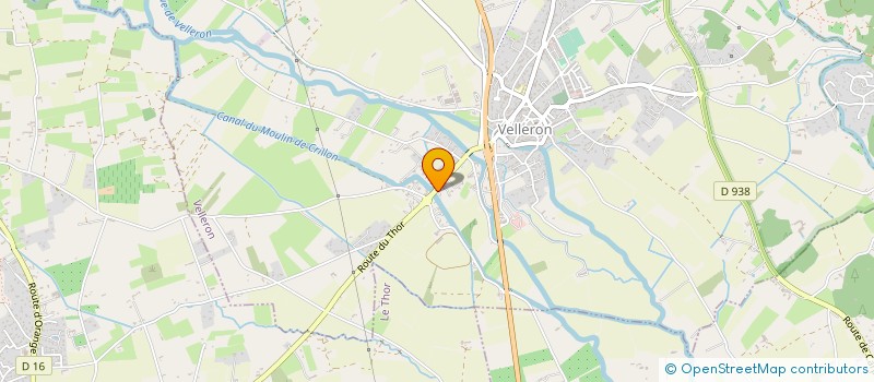 localisation de l'entreprise SCI DU COUQUIOU  VELLERON