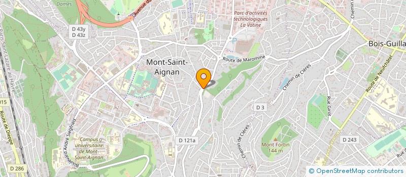 localisation de l'entreprise SCI DU COUR LA REINE  MONT-SAINT-AIGNAN