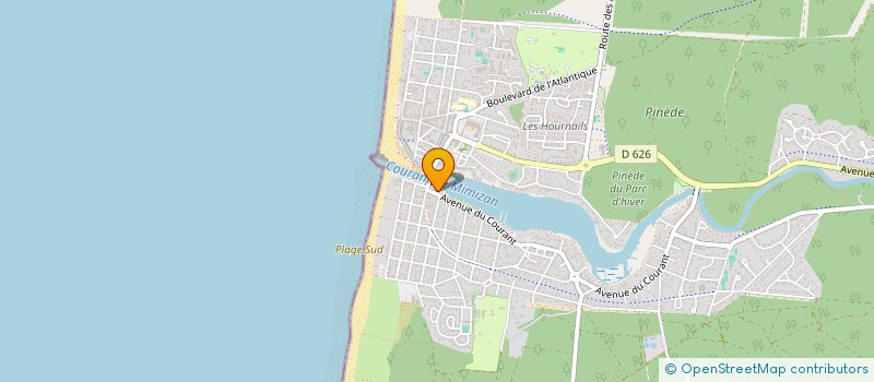 localisation de l'entreprise SCI DU COURANT  MIMIZAN