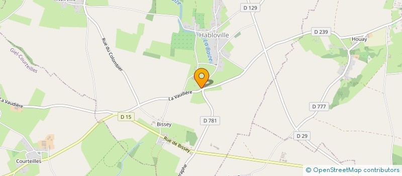 localisation de l'entreprise SCI DU COURBET à HABLOVILLE
