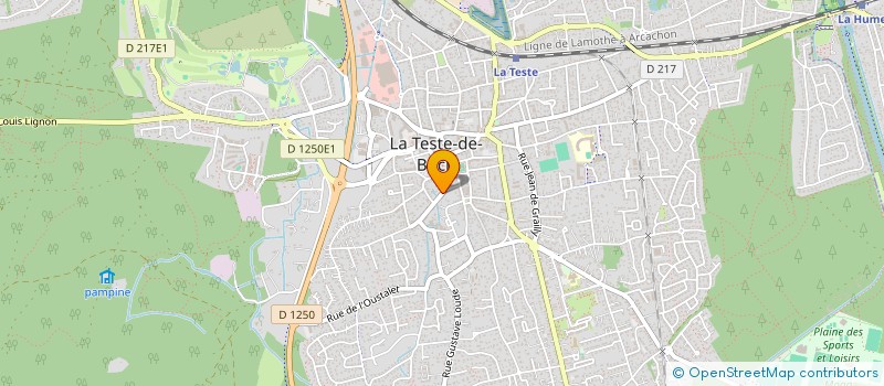 localisation de l'entreprise SCI DU COURBEY à LA TESTE-DE-BUCH
