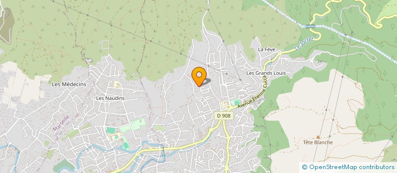 localisation de l'entreprise SCI DU COURS  ALLAUCH