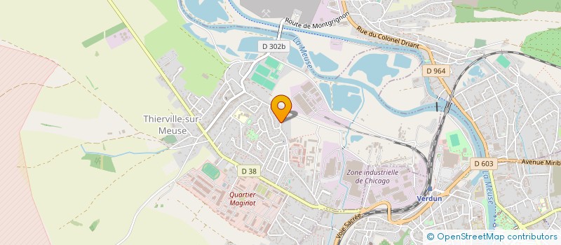 localisation de l'entreprise SCI DU COURS D EAU à THIERVILLE-SUR-MEUSE