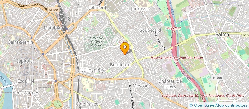 localisation de l'entreprise SCI DU COURS DU 9EME DE LIGNE à TOULOUSE