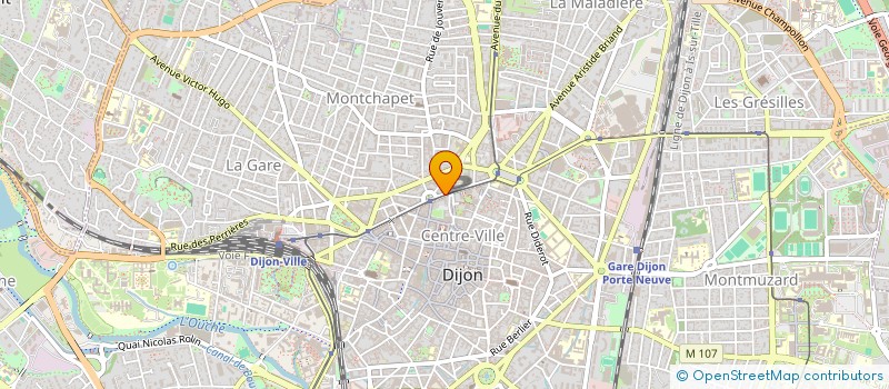 localisation de l'entreprise SCI DU COURS FLEURY à DIJON