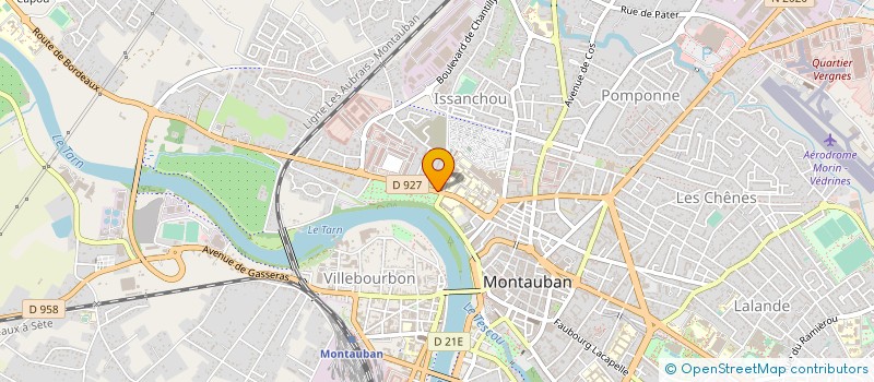 localisation de l'entreprise SCI DU COURS FOUCAULT  MONTAUBAN