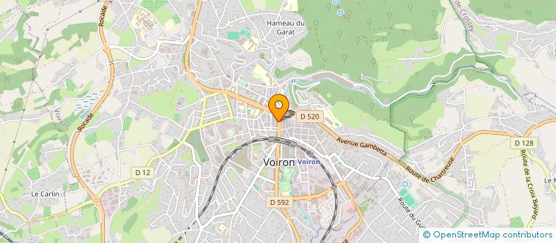 localisation de l'entreprise SCI DU COURS SENOZAN à VOIRON