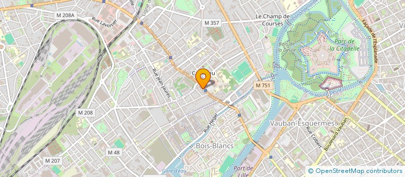 localisation de l'entreprise SCI DU COURT DEBOUT à LILLE