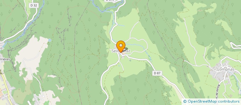 localisation de l'entreprise SCI DU COURTIEUX  SEILLONNAZ