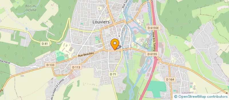 localisation de l'entreprise SCI DU COURTIL à LOUVIERS