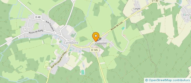 localisation de l'entreprise SCI DU COURTILLET  CARLEPONT