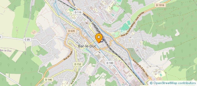 localisation de l'entreprise SCI DU COURTILLOU à BAR-LE-DUC