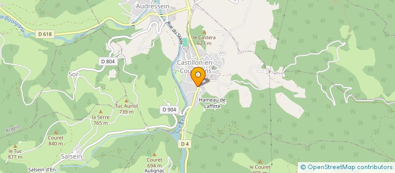 localisation de l'entreprise SCI DU COUSERANS à CASTILLON-EN-COUSERANS