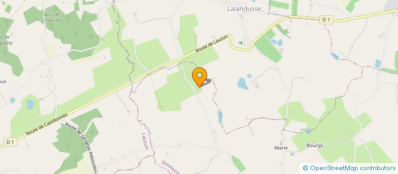 localisation de l'entreprise SCI DU COUSTOU  FERRENSAC