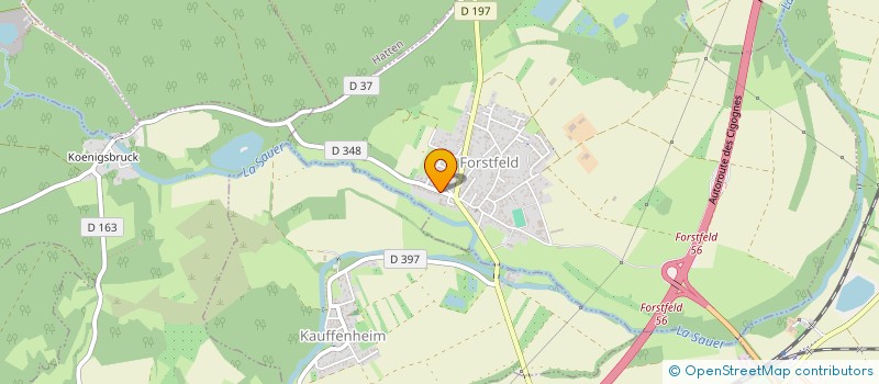 localisation de l'entreprise SCI DU COUVENT  LEUTENHEIM