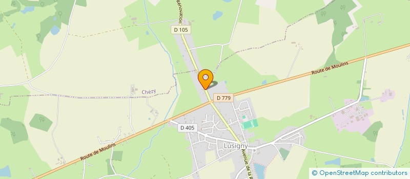 localisation de l'entreprise SCI DU COUVENT à LUSIGNY