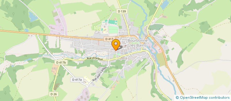 localisation de l'entreprise SCI DU COUVENT à BOURBONNE-LES-BAINS