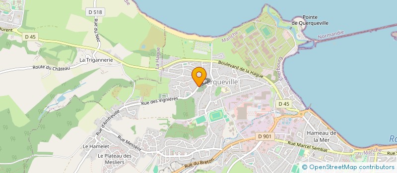 localisation de l'entreprise SCI DU COUVENT à CHERBOURG-EN-COTENTIN