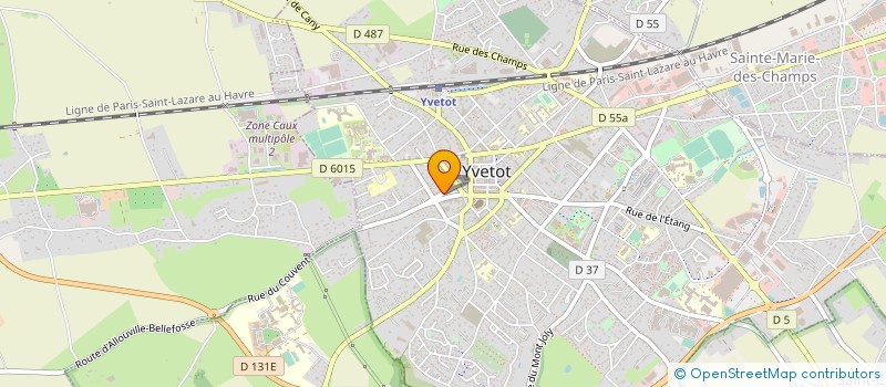 localisation de l'entreprise SCI DU COUVENT  YVETOT