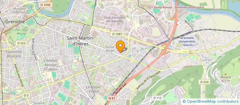 localisation de l'entreprise SCI DU COUVENT à SAINT-MARTIN-D'HERES