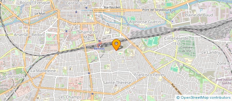localisation de l'entreprise SCI DU COUVENT  RENNES