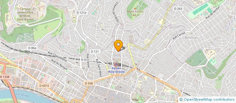 localisation de l'entreprise SCI DU COUVENT  ROUEN