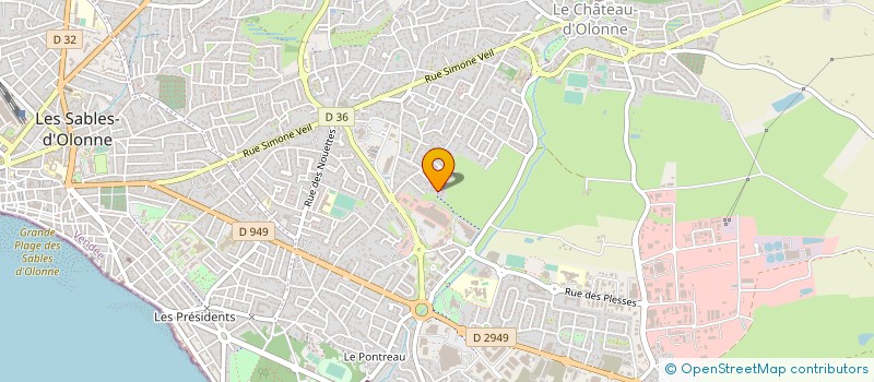 localisation de l'entreprise SCI DU COUYERVILLE à LES SABLES D'OLONNE