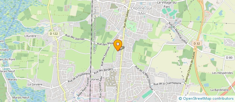 localisation de l'entreprise SCI DU CRABERE à LES SABLES D'OLONNE