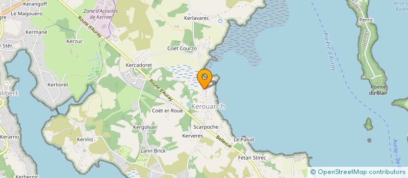 localisation de l'entreprise SCI DU CRACH BAR  LOCMARIAQUER