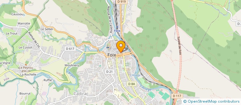 localisation de l'entreprise SCI DU CRACLAIS à FOIX