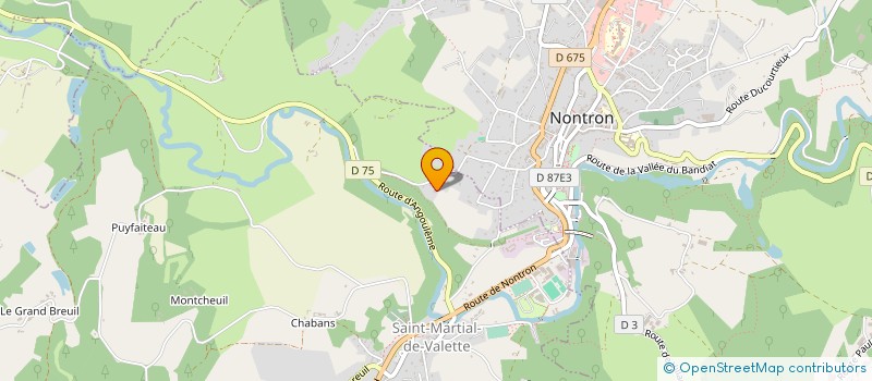 localisation de l'entreprise SCI DU CRECHAT  ST-MARTIN-LE-PIN