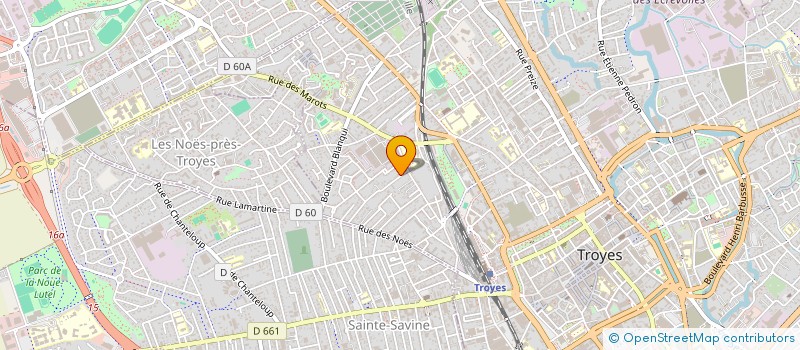 localisation de l'entreprise SCI DU CREF à TROYES