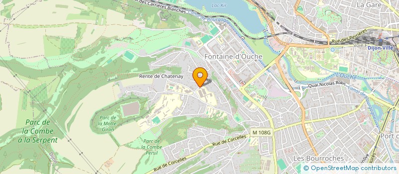 localisation de l'entreprise SCI DU CRET à DIJON