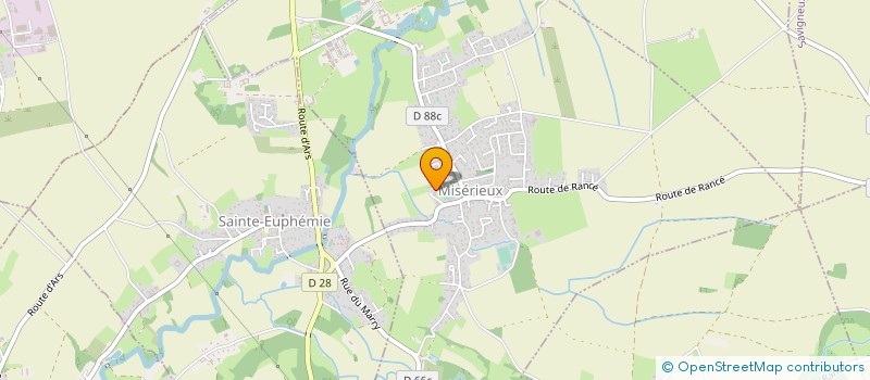 localisation de l'entreprise SCI DU CRET DE MARS  MISERIEUX