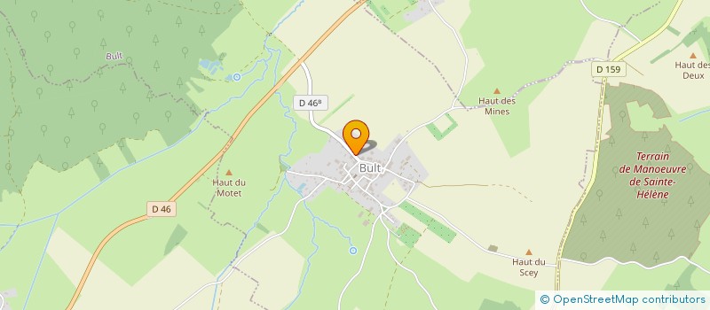 localisation de l'entreprise SCI DU CREUSNEUIL  BULT