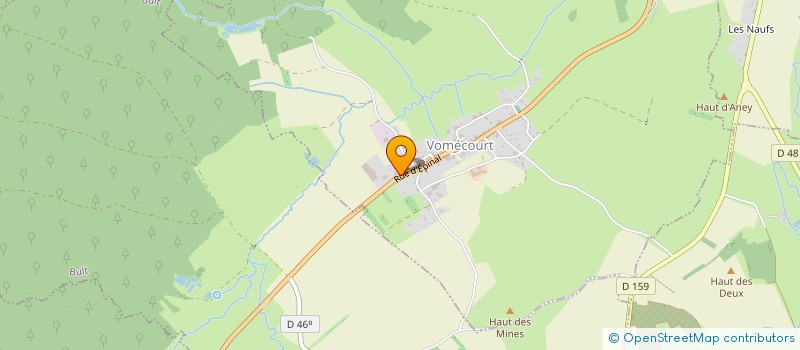 localisation de l'entreprise SCI DU CREUSOIR  VOMECOURT