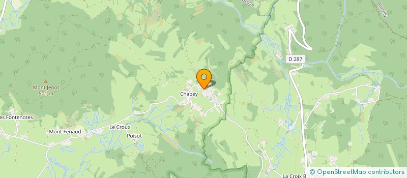 localisation de l'entreprise SCI DU CREUSOT  BROYE