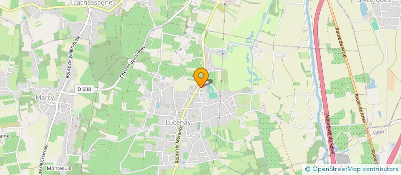 localisation de l'entreprise SCI DU CREUX DE LA CURE  LUCENAY