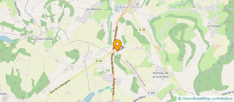 localisation de l'entreprise SCI DU CREZAT  LES ABRETS-EN-DAUPHINE