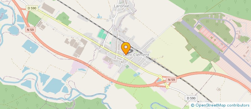 localisation de l'entreprise SCI DU CRISTAL  SAINT-CLEMENT