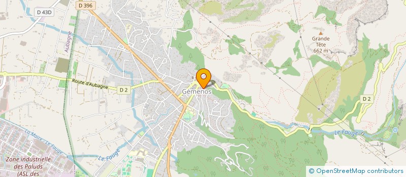 localisation de l'entreprise SCI DU CROCODILE  GEMENOS